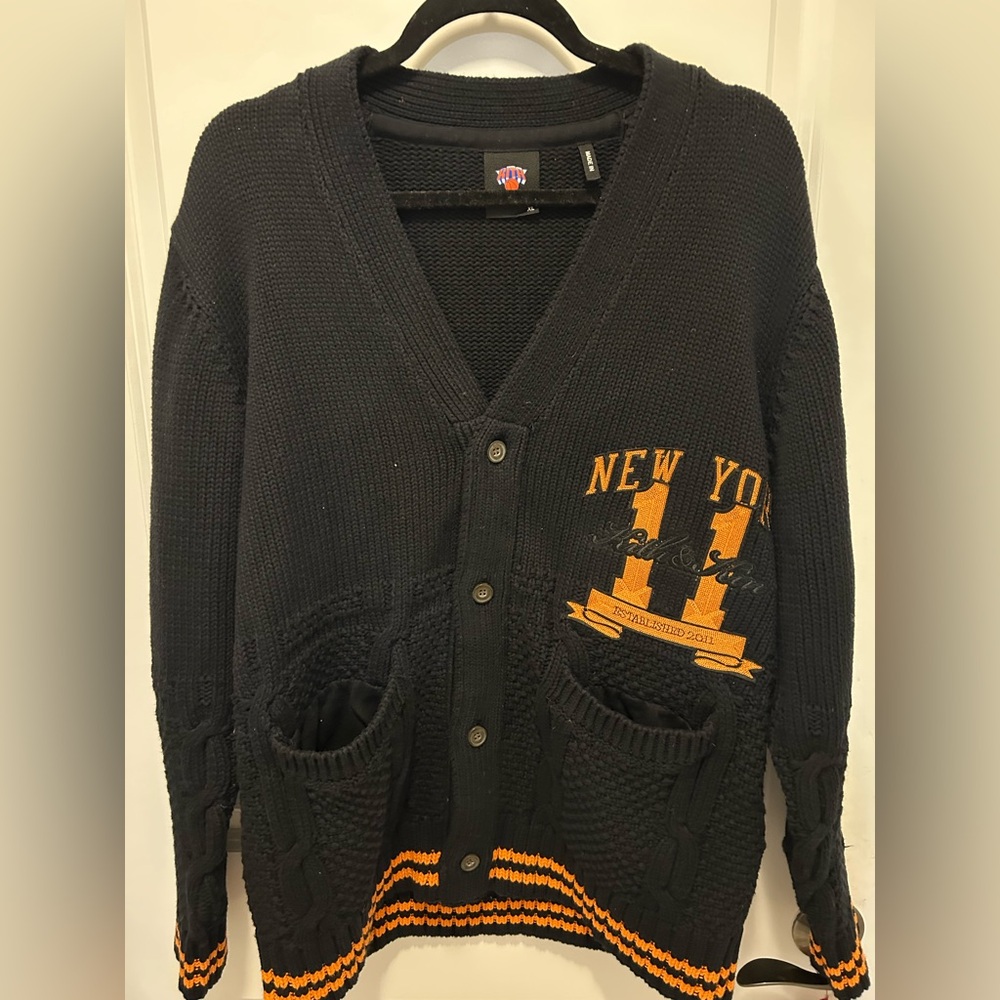 Kith x Knicks collection stitch cardigan XL
